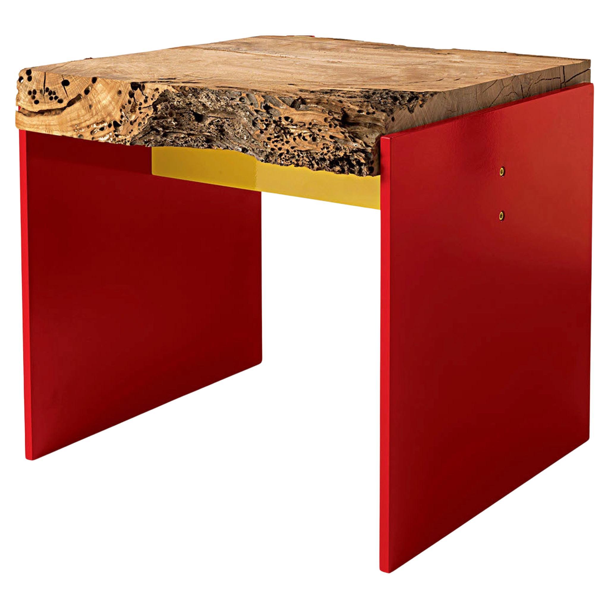 Low stool / Side table Riva 1920 Touch Stool Touch Stool - design Carlo Colombo For Sale