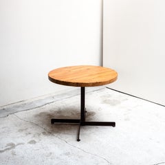 Round Table by  Charlotte Perriand, Les Arcs, France, 1970s / dining table