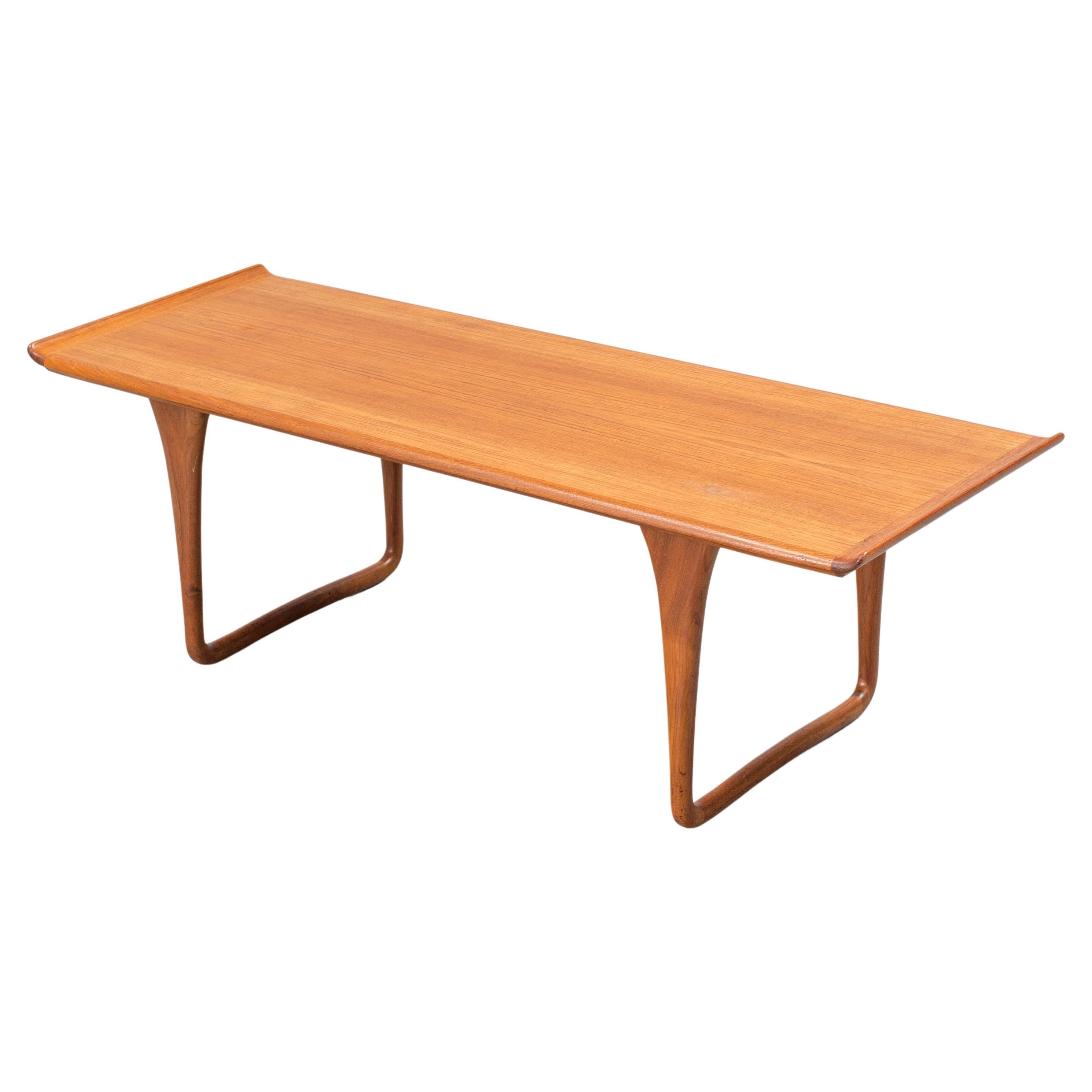 Table basse en teck de Svante Skogh pour Seffle Mobelfarik, Suède, années 1960