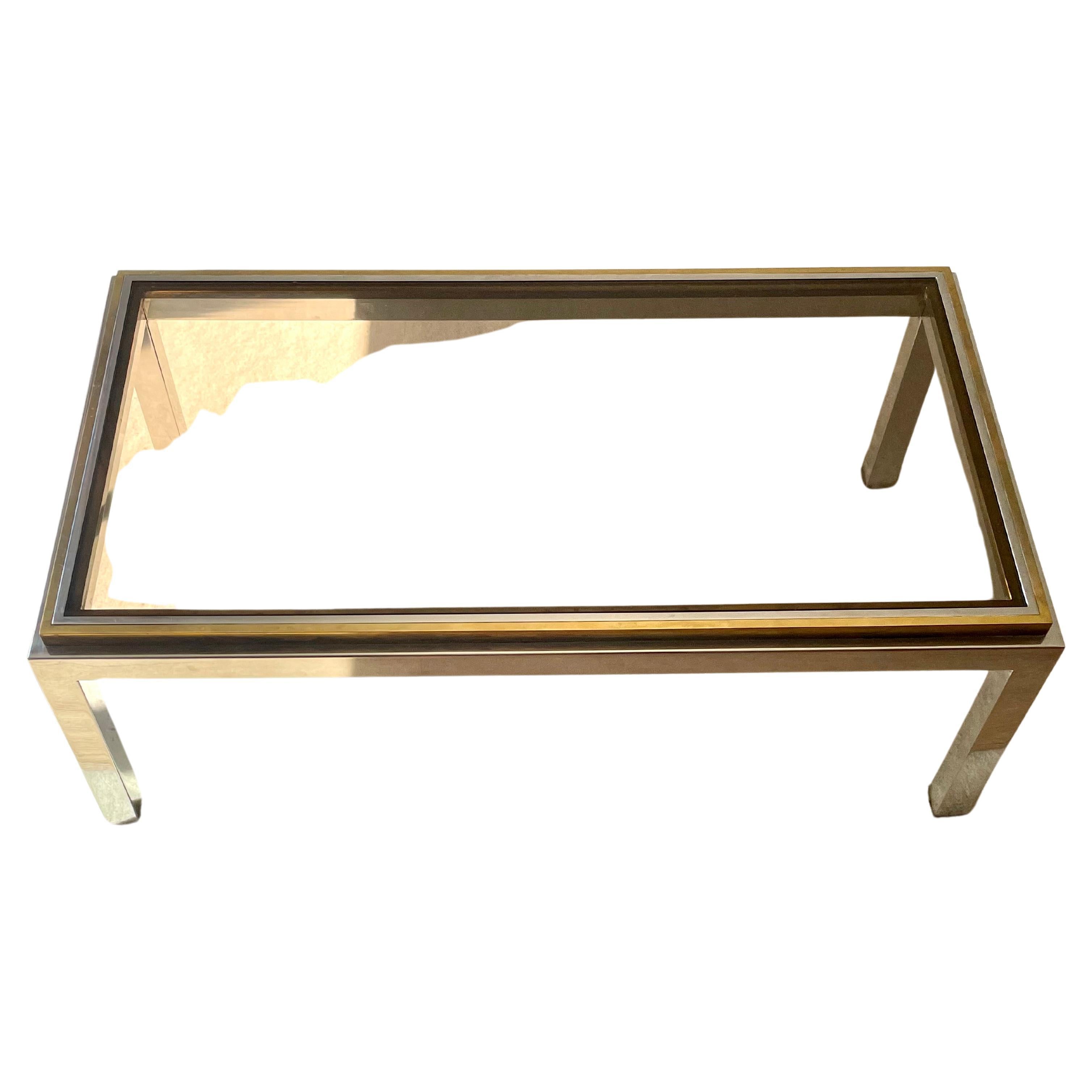 Low table by Willy Rizzo - model Flaminia -circa 1970 For Sale