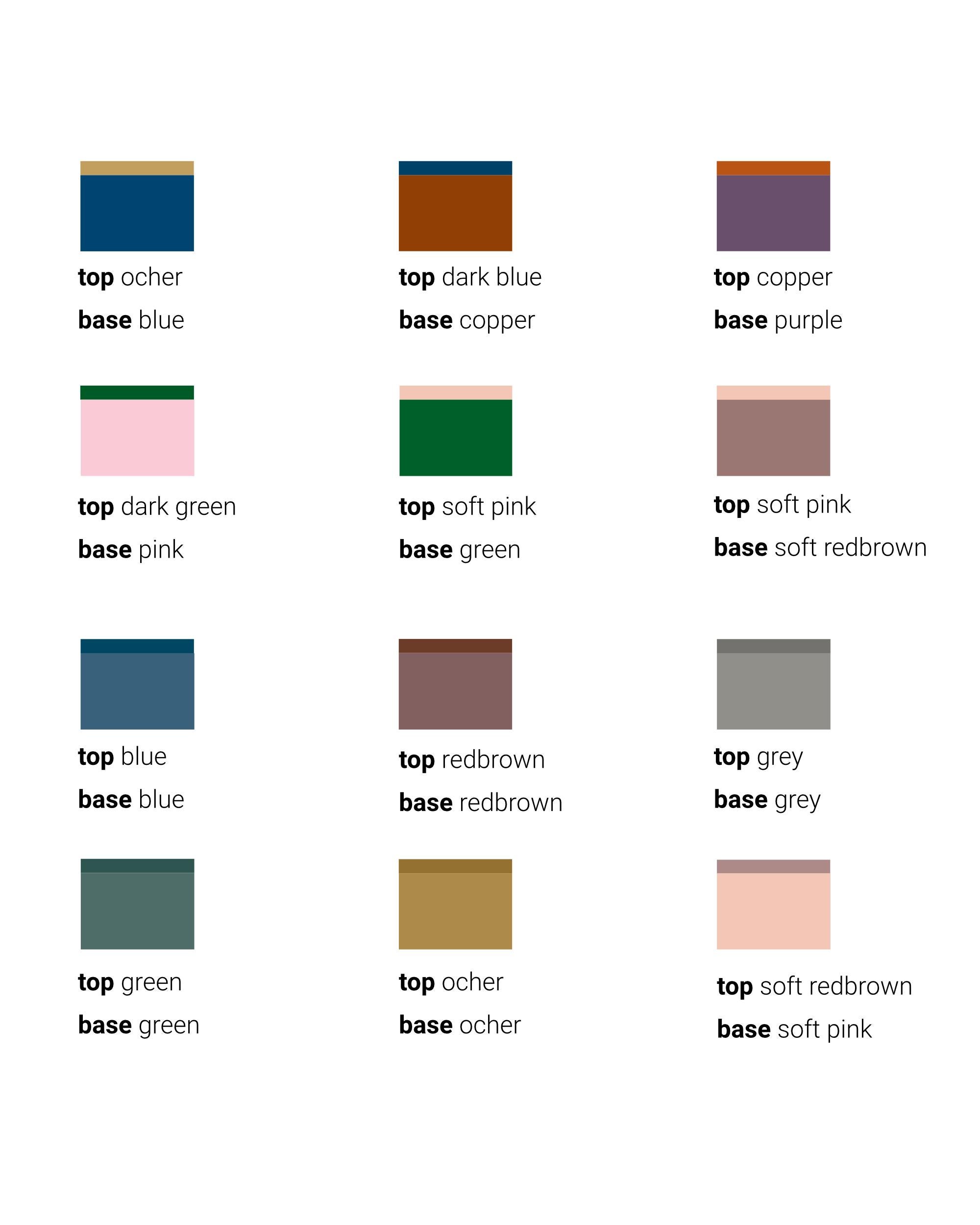 master oil paint shade card