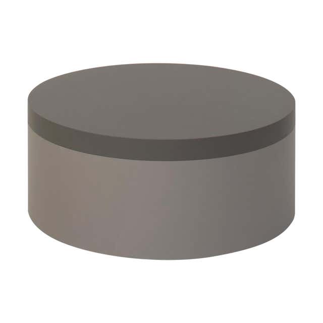 Viccarbe Shape Low Table O, Black Matt Finish by Jorge Pensi For Sale ...