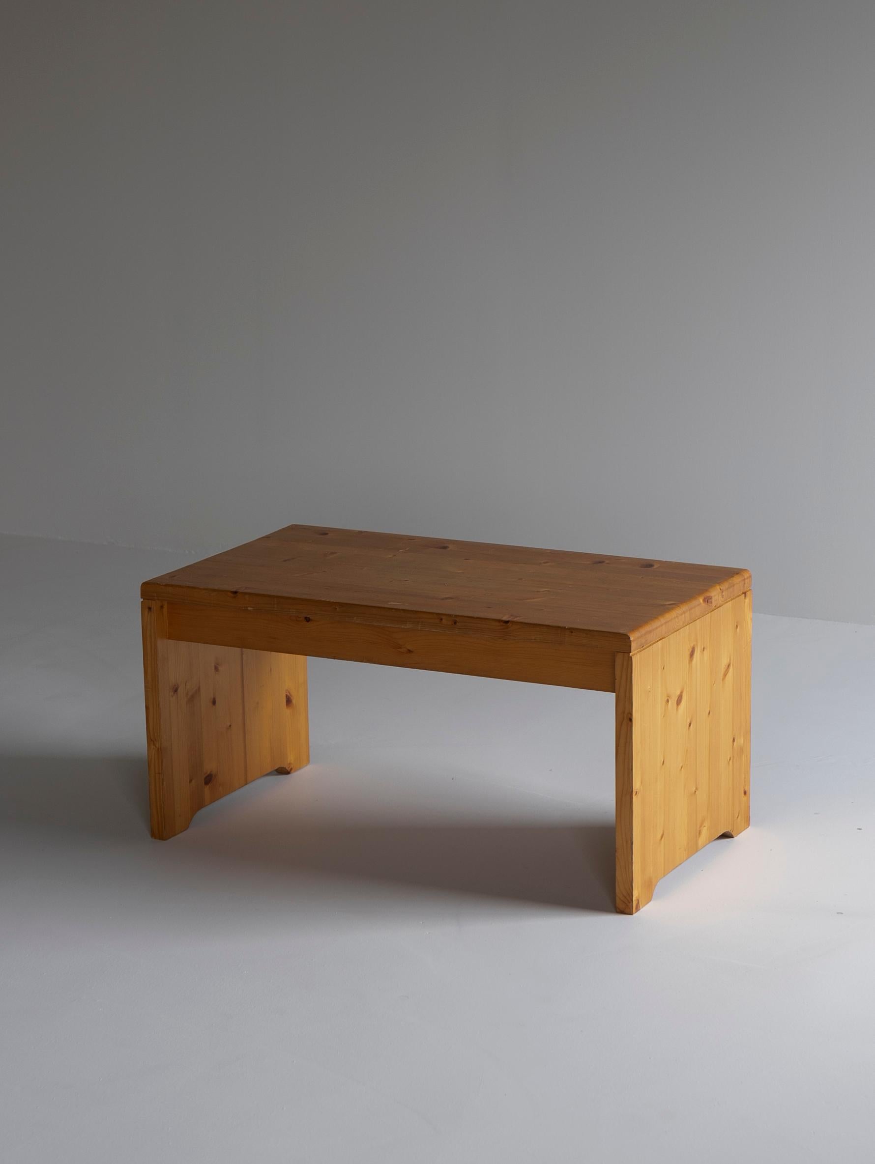 Mid-Century Modern Low Table from Les Arc 1600,
by Charlotte Perriand For Sale