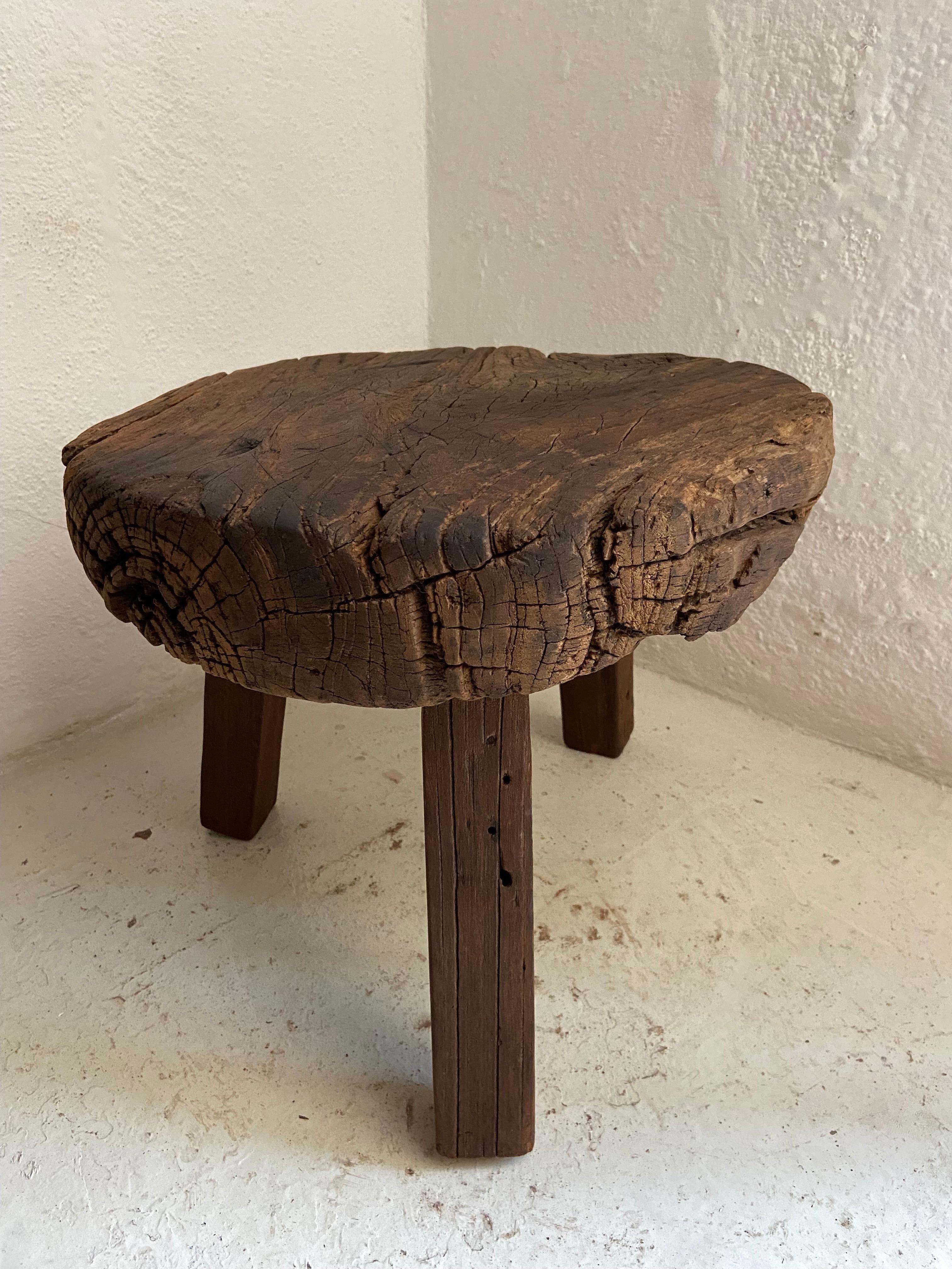 Rustic Low Table from The Yucatan Peninsula, Mexico, Circa 1970´s