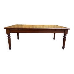 Low table in cherry wood Louis Philippe style