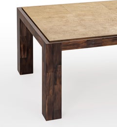 Table basse en Horn et galuchat