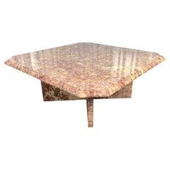 Table basse en marbre Brocatelle du Jura