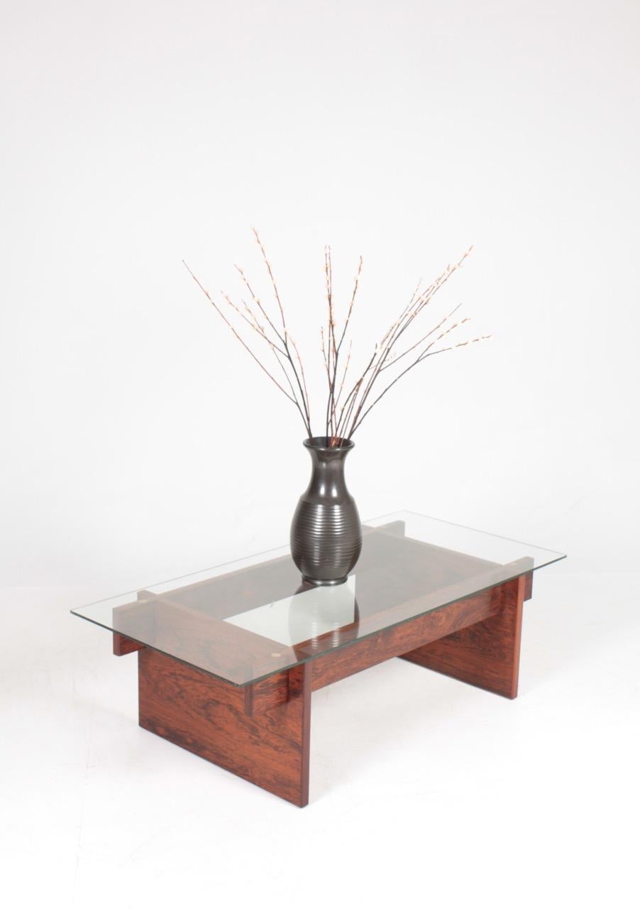 Low Table in Rosewood by Svend Langkilde, Danish Midcentury, 1950s For Sale 7