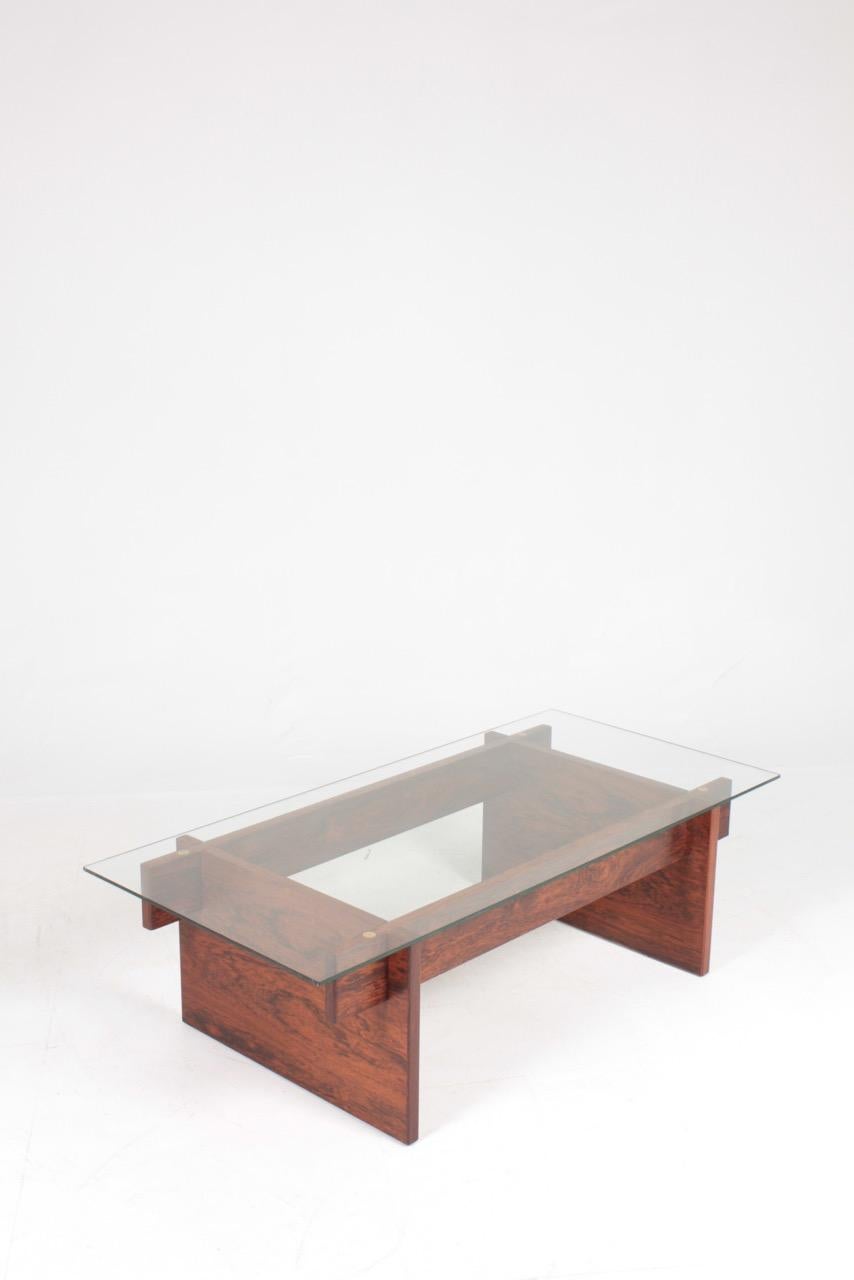 Low Table in Rosewood by Svend Langkilde, Danish Midcentury, 1950s For Sale 1