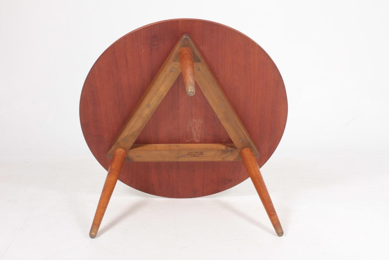 Low Table in Teak and Oak by Hans J. Wegner Danish Modern, 1950s For Sale 2