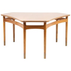 Low Table in Walnut, Made in Denmark, 1940s