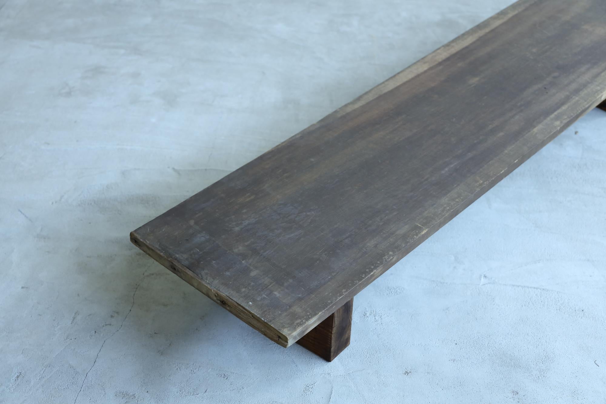 Low Table, Japanese Antique, Wabi-Sabi, Mingei In Fair Condition In Katori-Shi, 12
