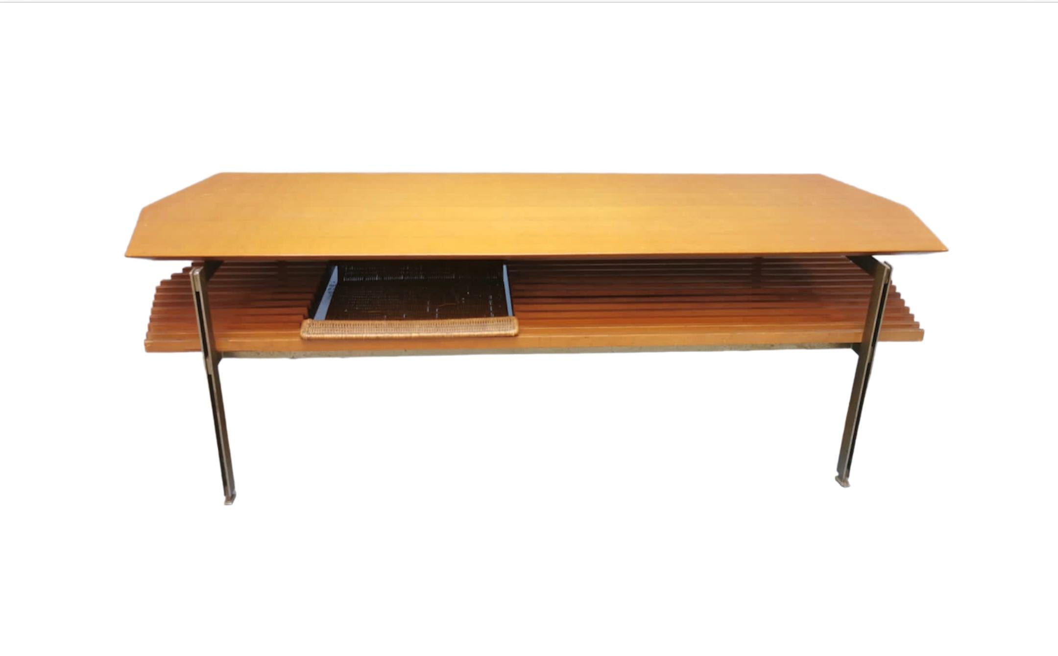 Mid-20th Century Low Table, Giovanni Offredi  For Sale