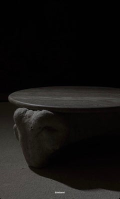 low table "Marble+Wool felt"