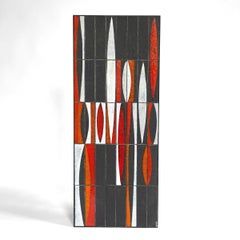 Table basse "Navette" de Roger Capron, Vallauris, vers 1950.