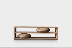 Low Table Sereno No53, Sculptural Base Minimal Furniture by Joel Escalona