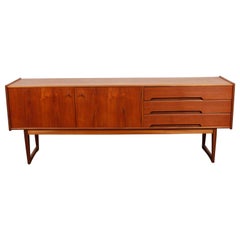 Low Teak Sideboard by A. Younger Ltd. Newly Refinished