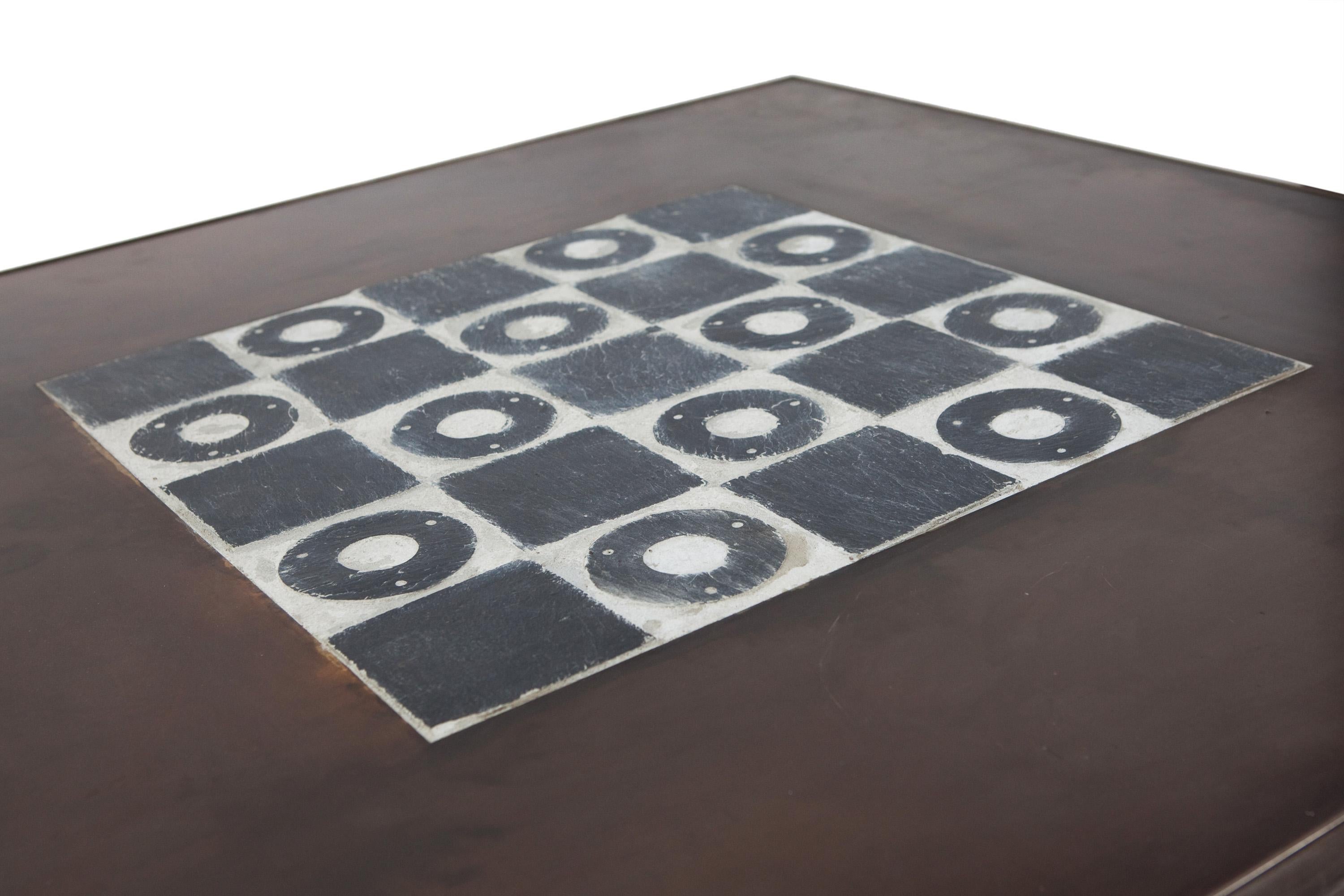 Belgian Low Tiles Table For Sale