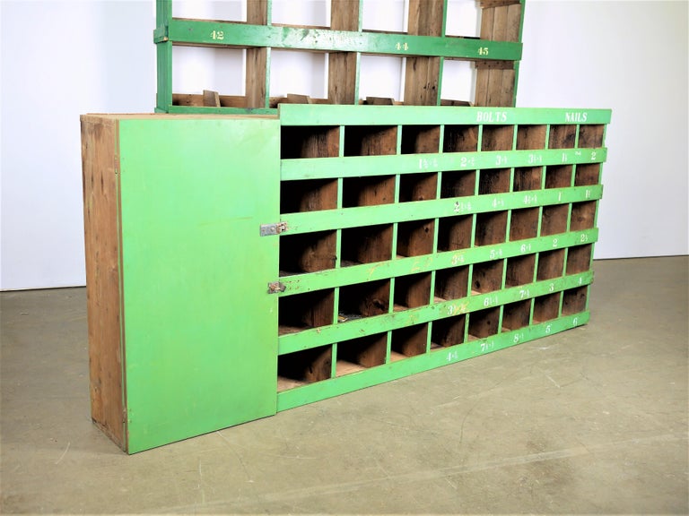 Low Victorian Pigeon Hole Cupboard, Storage Unit at 1stDibs