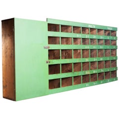 Low Victorian Pigeon Hole Cupboard, Cabinet, Storage Unit