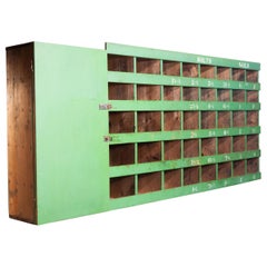 Low Victorian Pigeon Hole Cupboard/Cabinet/Storage Unit