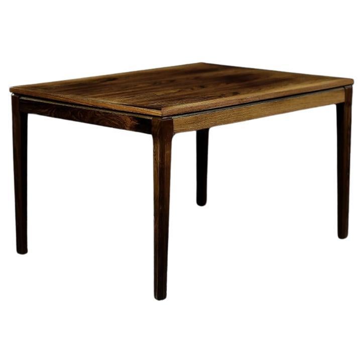 Low Vintage Mid-Century Danish Modern Rosewood Coffee Table, 1960s For Sale