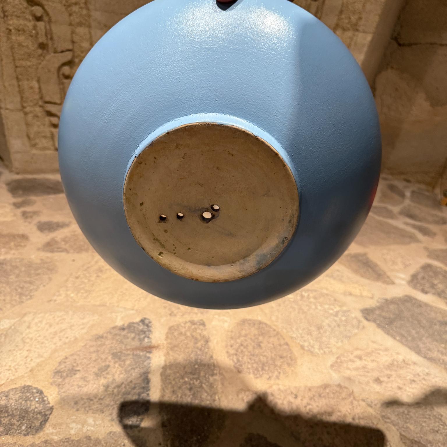 Low & Wide Gainey Pottery Pflanzgefäße Mid Century Modern Verschiedene Farben im Angebot 5