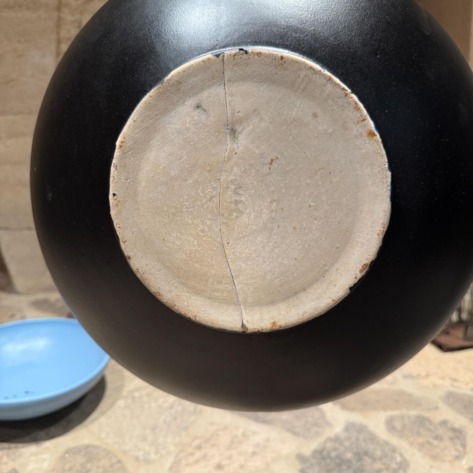 Low & Wide Gainey Pottery Pflanzgefäße Mid Century Modern Verschiedene Farben im Angebot 7