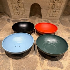 Low & Wide Gainey Pottery Planters Mid Century Modern Différentes Couleurs