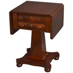 Low William IV Mahogany Work Table