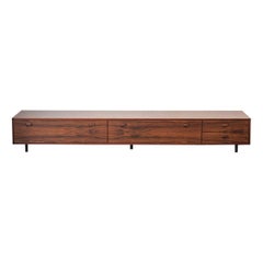 Lowboard in Rosewood, TV Cabinet, 1960s