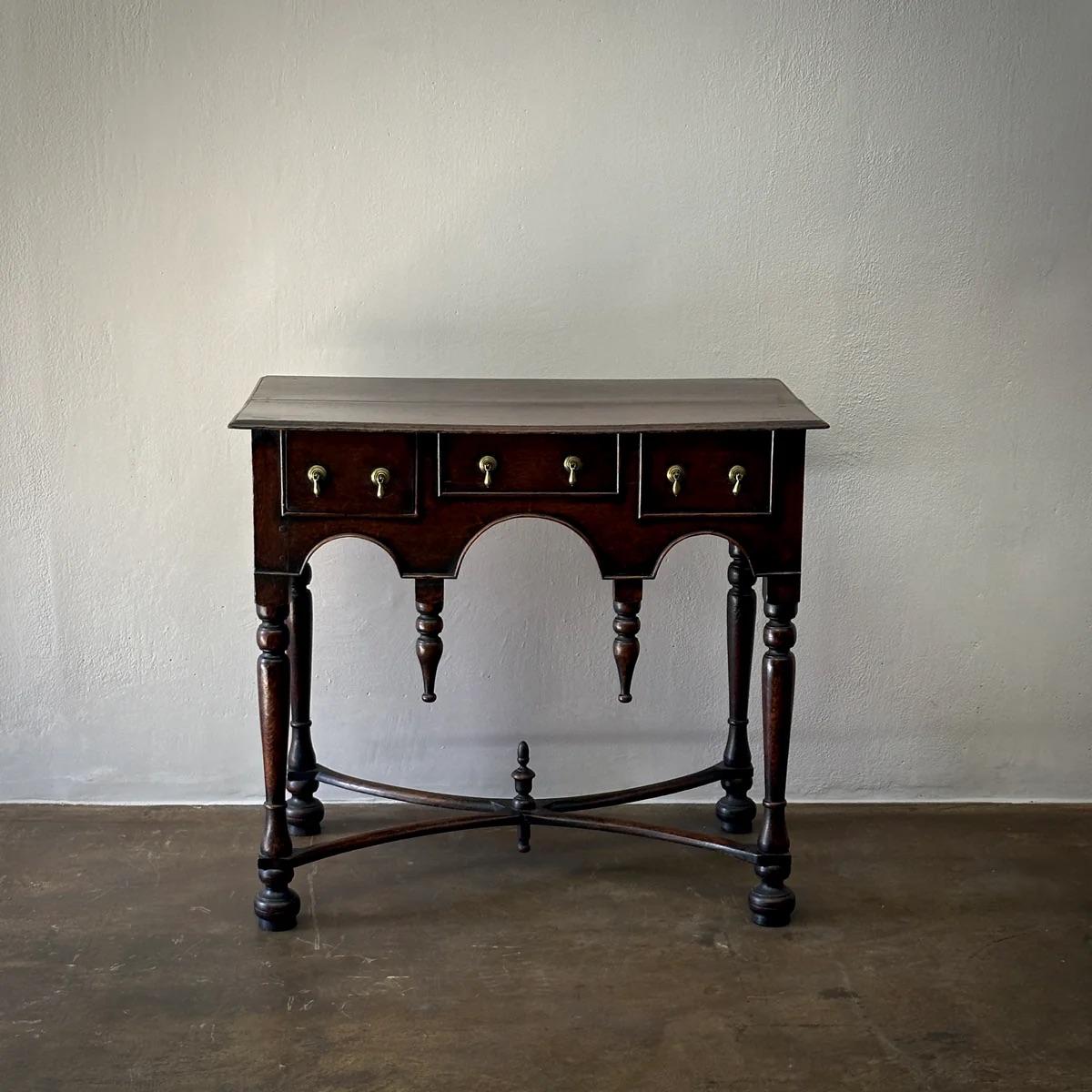 English Lowboy Side Table For Sale