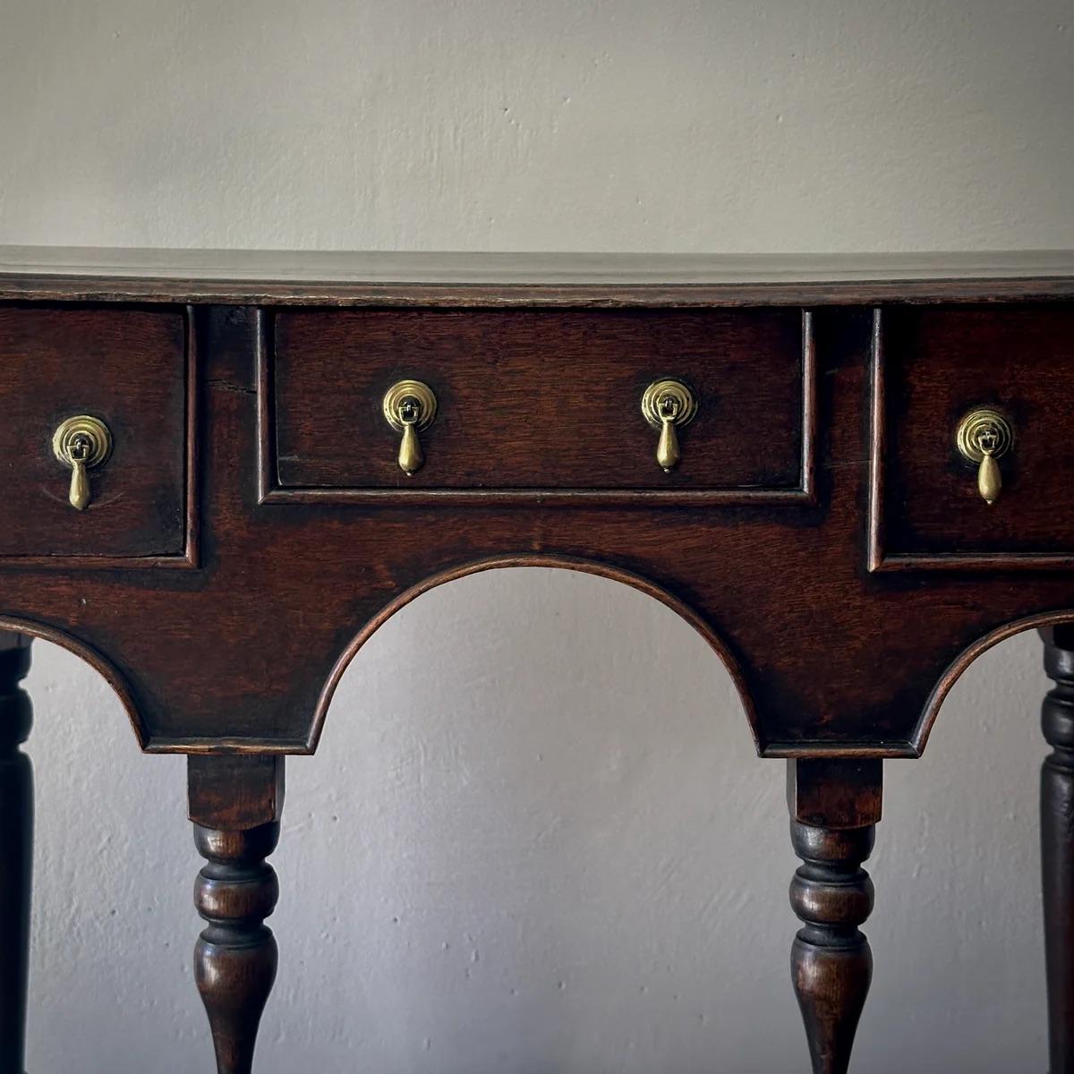 Wood Lowboy Side Table For Sale