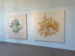 SOMETHING BLUE, SOMETHING NEW -extra large expressive abstract painting