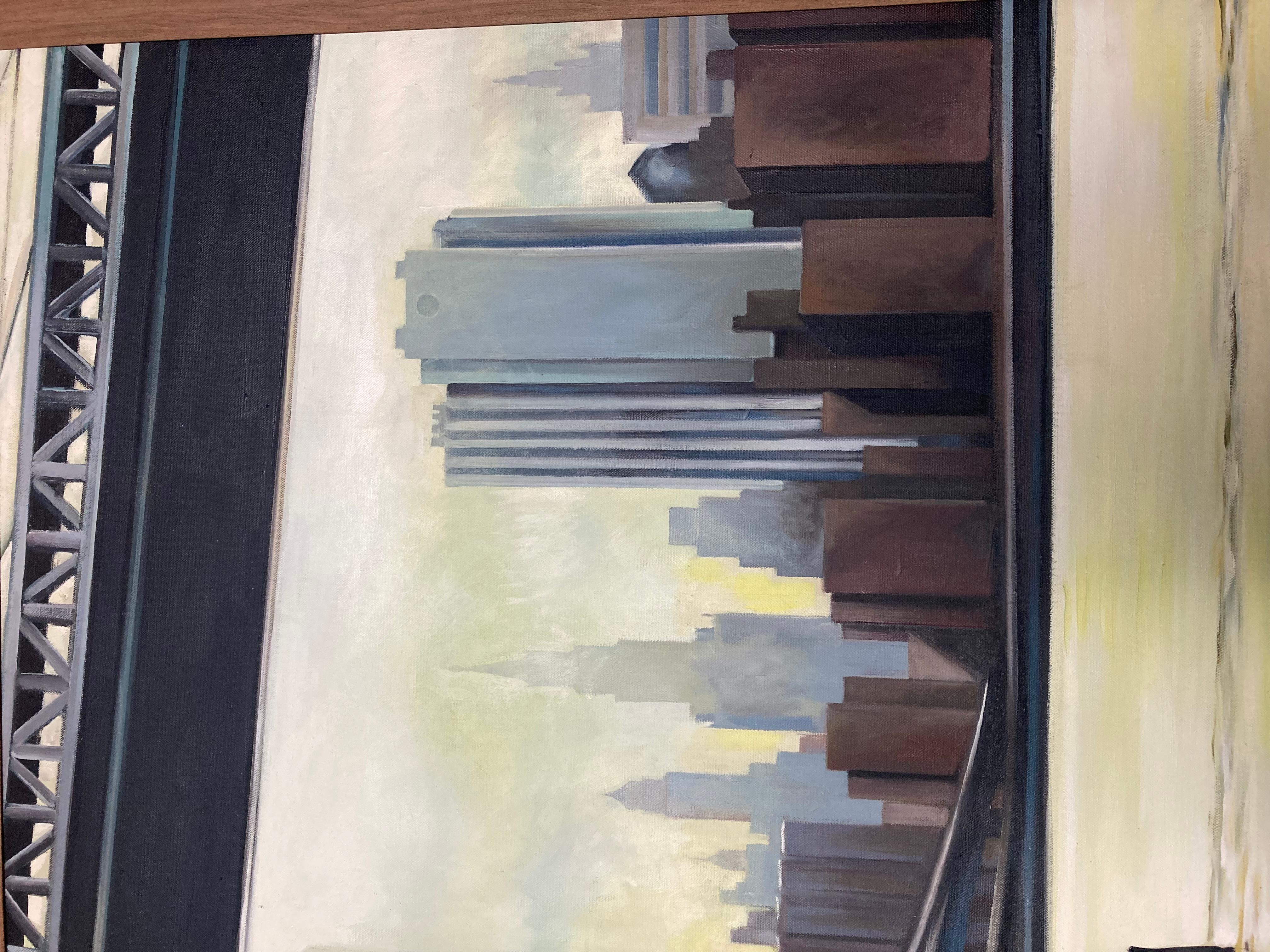 Probably one of lowells best pieces. In good condition . Oil on canvas. Measures 50x34 
