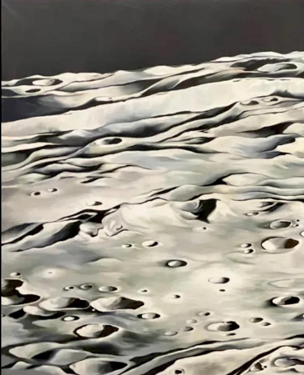 Moon Shot (NASA official commission—74 x 114 inches), Lowell Nesbitt 1