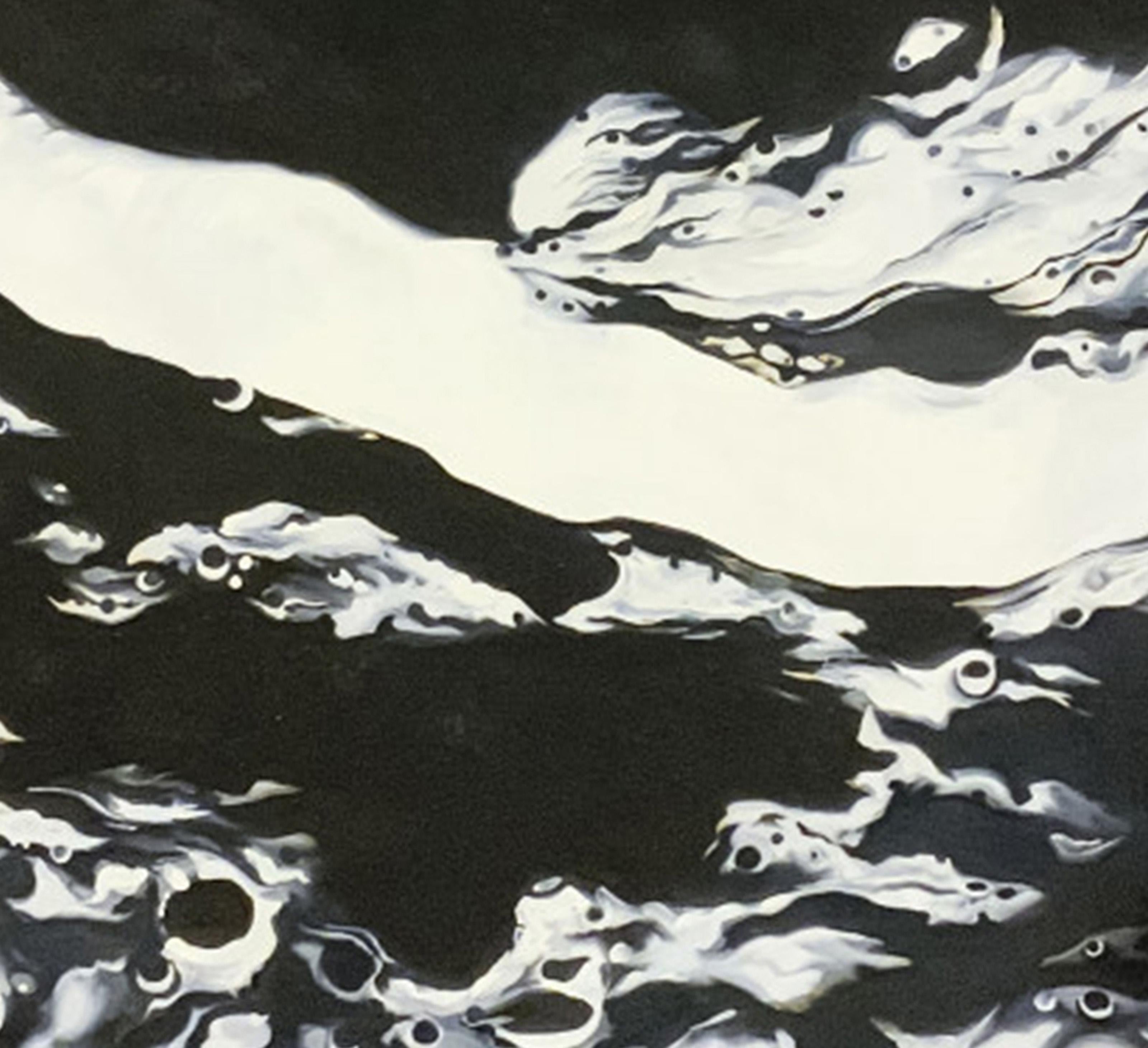 Crater Godin, Pittura a olio su tela di Lowell Nesbitt, espressionista astratto in vendita 1