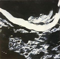 Crater Godin, Pittura a olio su tela di Lowell Nesbitt, espressionista astratto