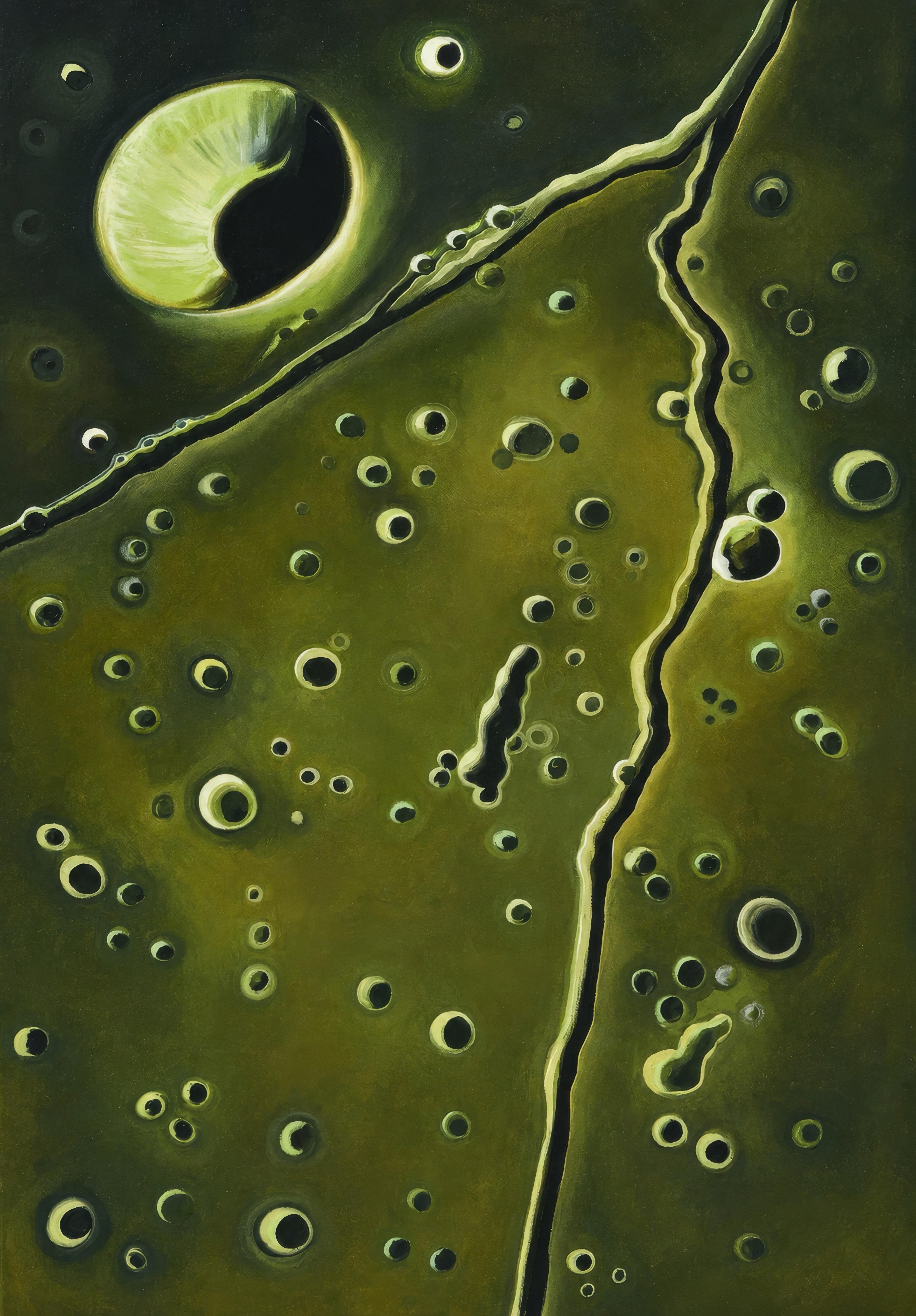 Crater Maskelyne, Commissione ufficiale della NASA, Lowell Nesbitt