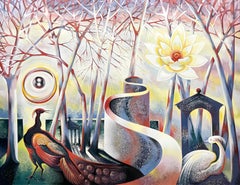 Série Impossible (Garden with Peacock), Lowell Nesbitt
