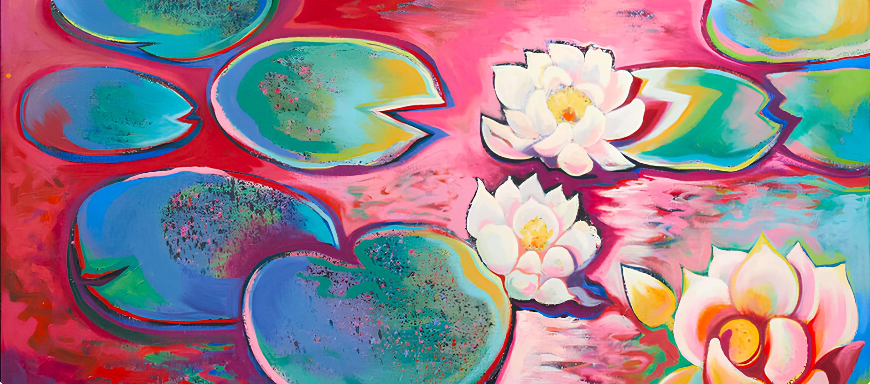 Serie Imposible, Lowell Nesbitt - Pintura (66 x 162 pulgadas) en venta 10