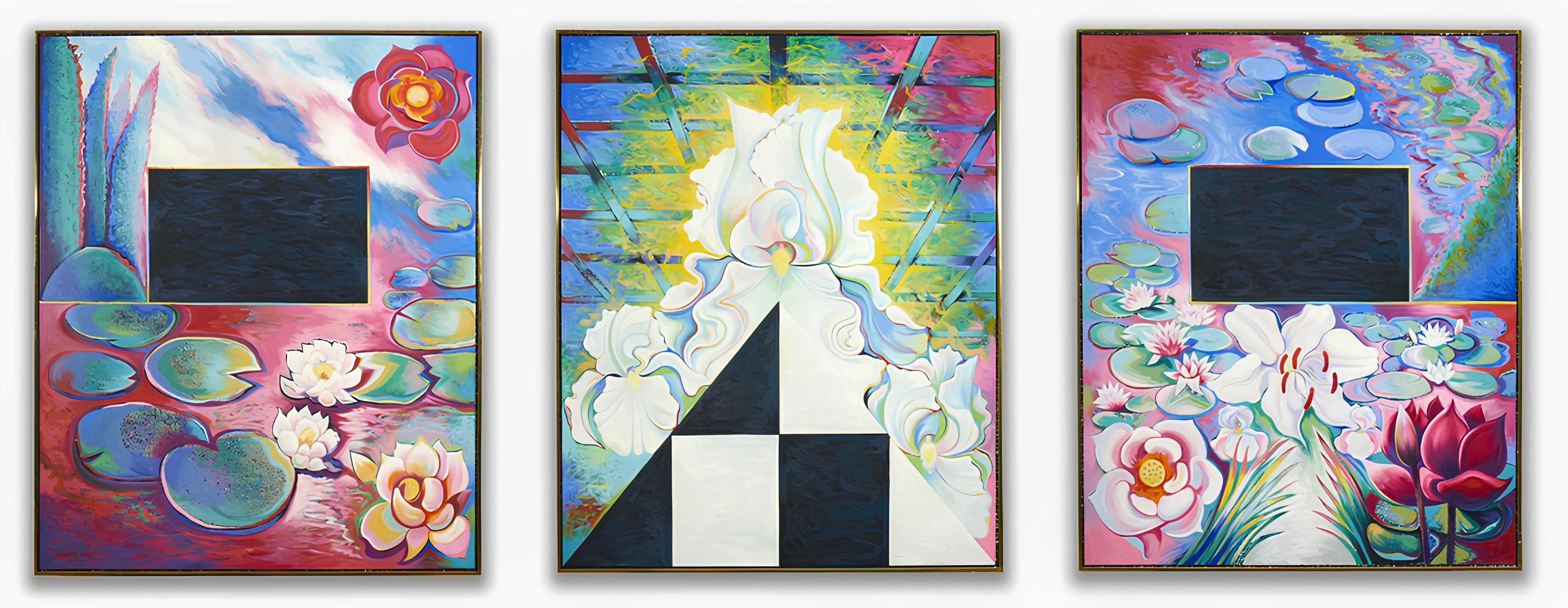 Serie Impossibile, Lowell Nesbitt - Pittura (66 x 162 pollici)