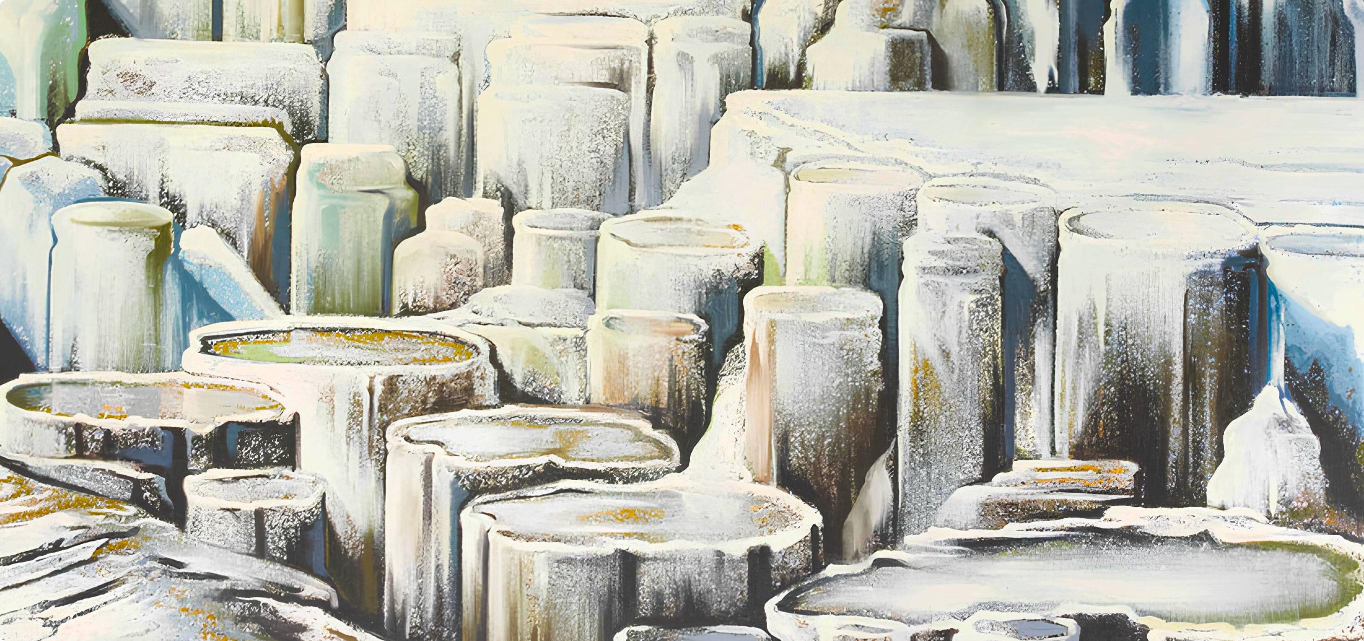 Serie Imposible (Montaña en invierno), Lowell Nesbitt - Pintura en venta 2