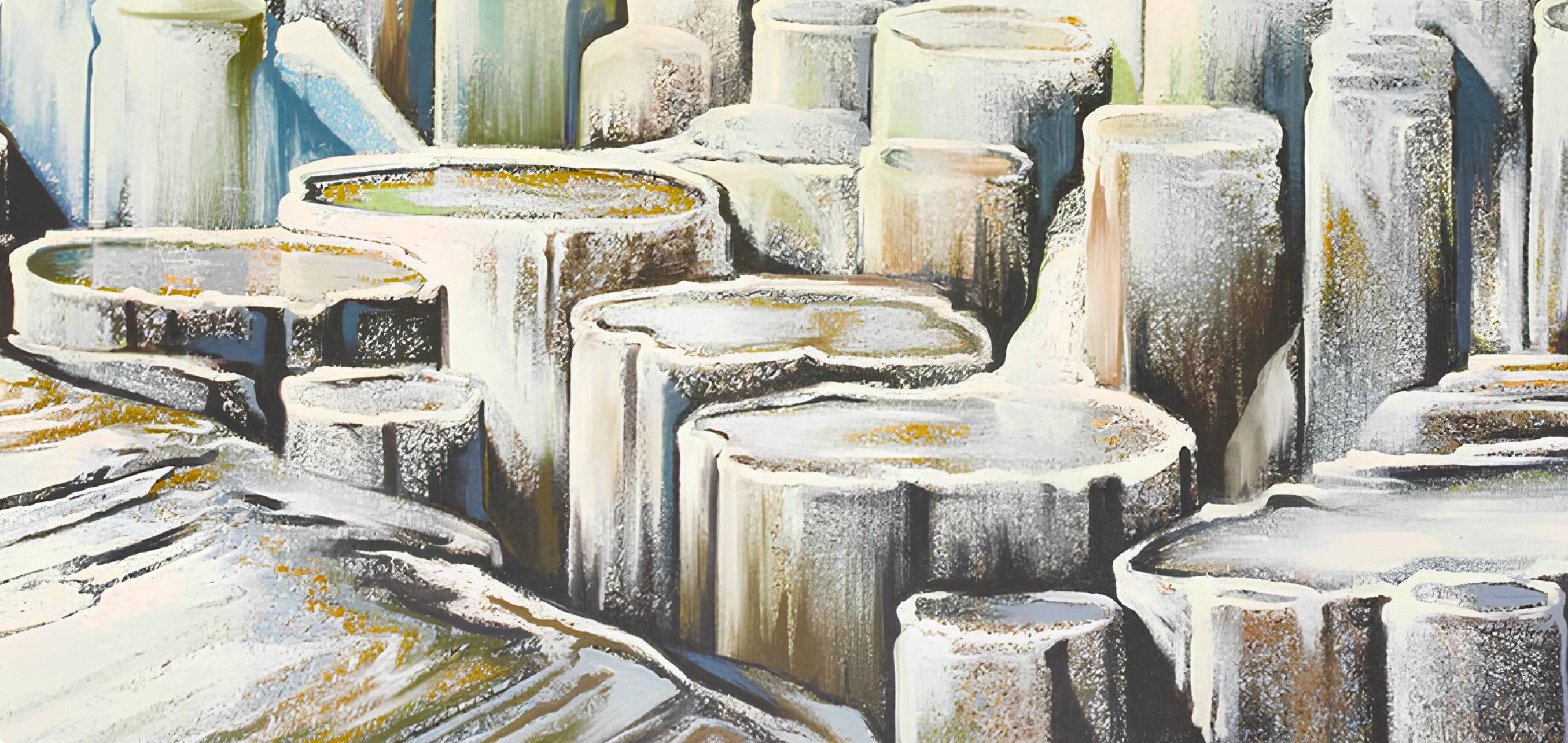 Serie Imposible (Montaña en invierno), Lowell Nesbitt - Pintura en venta 3