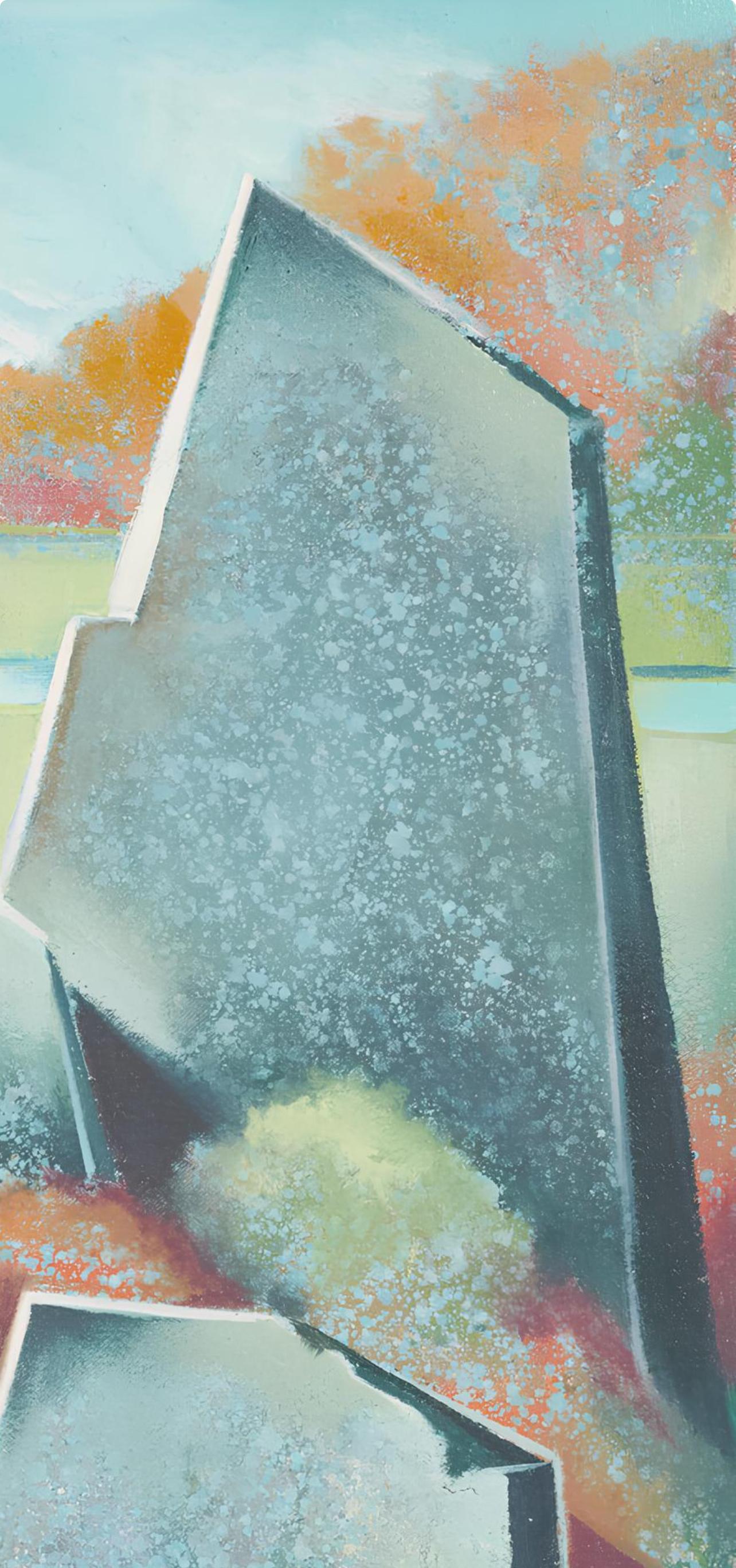Serie Impossibile (Stone Leigh), Lowell Nesbitt - Pittura in vendita 1