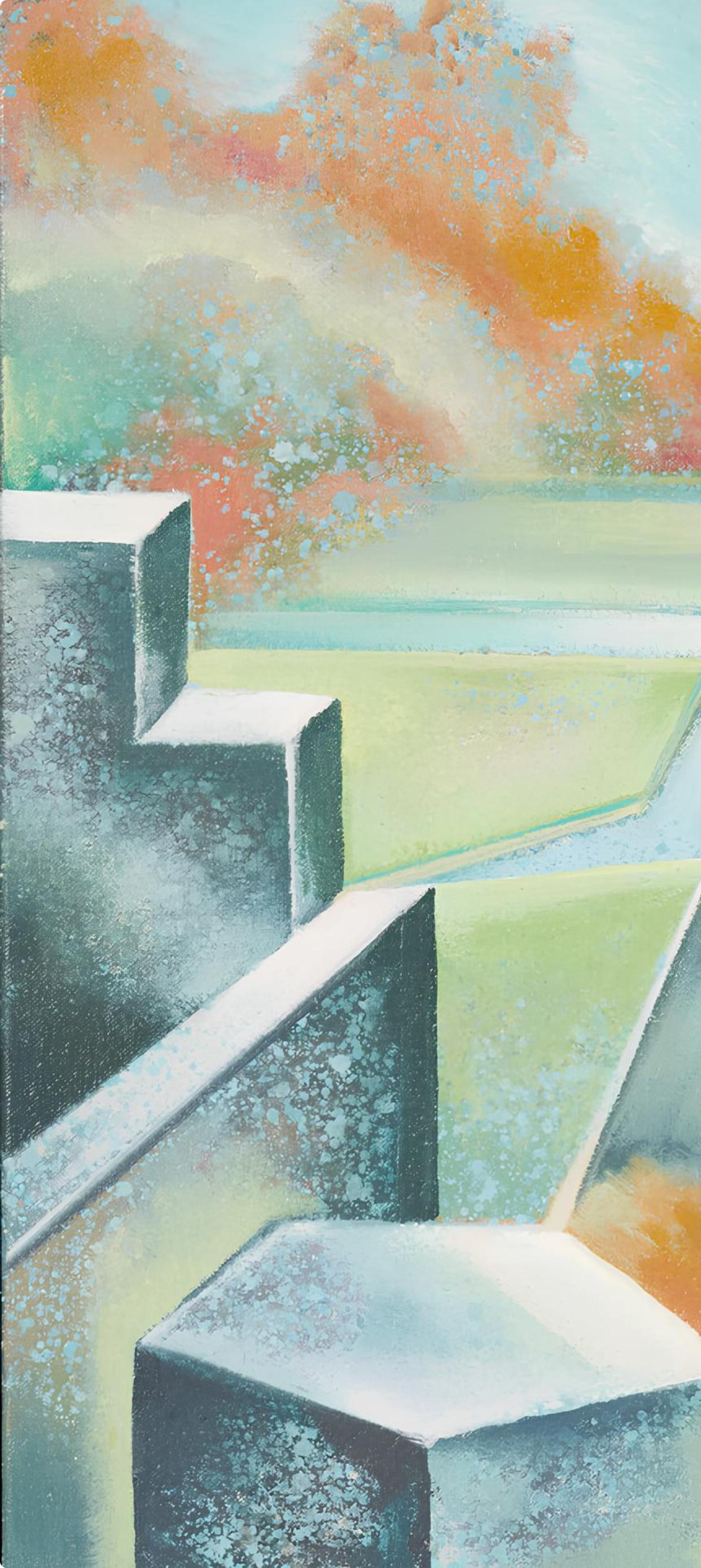 Serie Impossibile (Stone Leigh), Lowell Nesbitt - Pittura in vendita 3