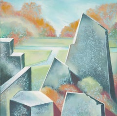 Impossible Series (Stone Leigh), Lowell Nesbitt - Painting