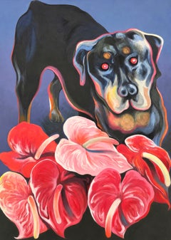 Lowell Nesbitt, Shadow’s Anthurium Garden ’86, 1986