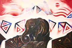 Lowell Nesbitt, The Elephant's Desire '86-'87, 1986-1987