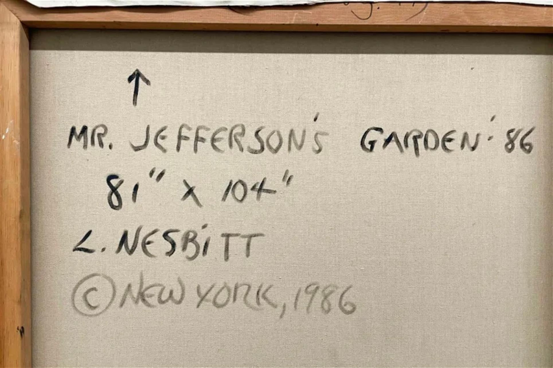Mr. Jefferson’s Garden, Lowell Nesbitt For Sale 8